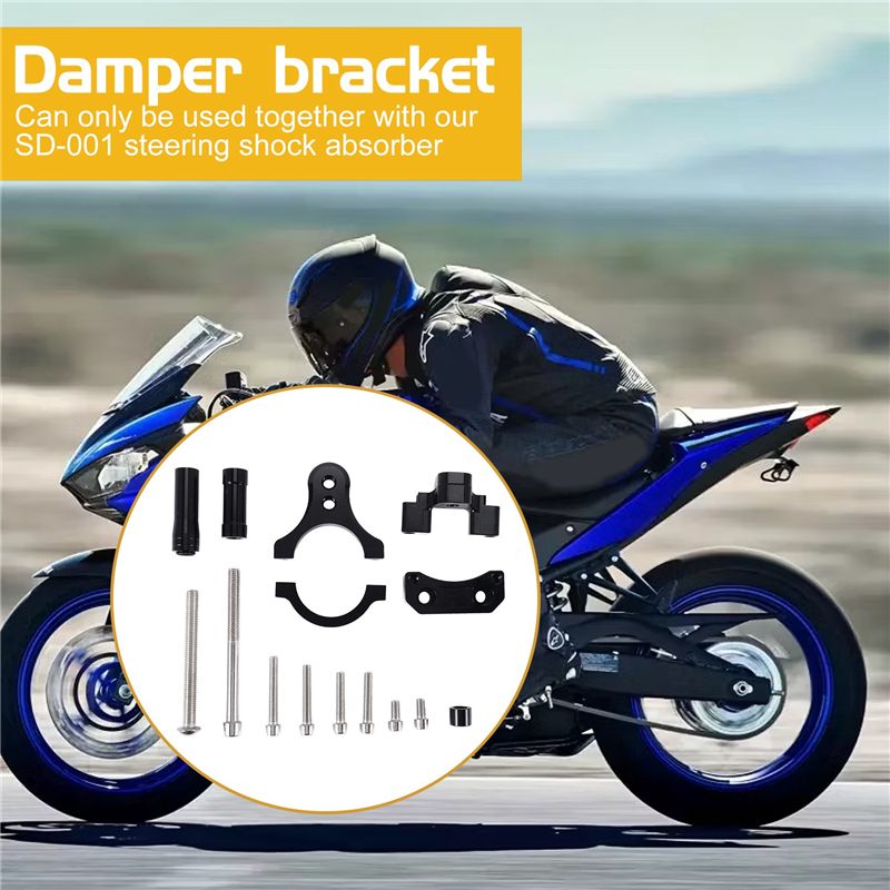 DHBH Cnc Motorcycle Damper Ste - Steering Damper Stabilizer Kit Cnc 评论和价格